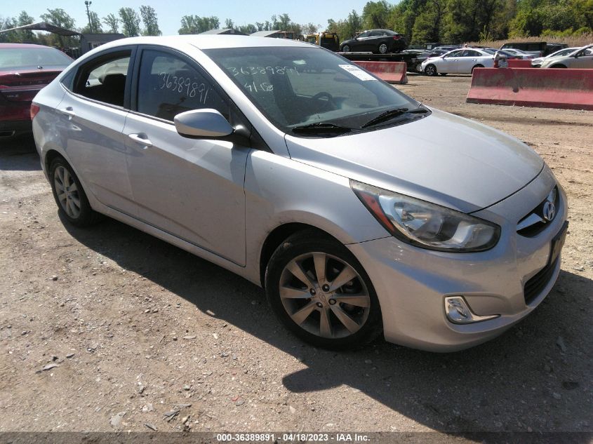 2013 HYUNDAI ACCENT GLS - KMHCU4AE9DU318874