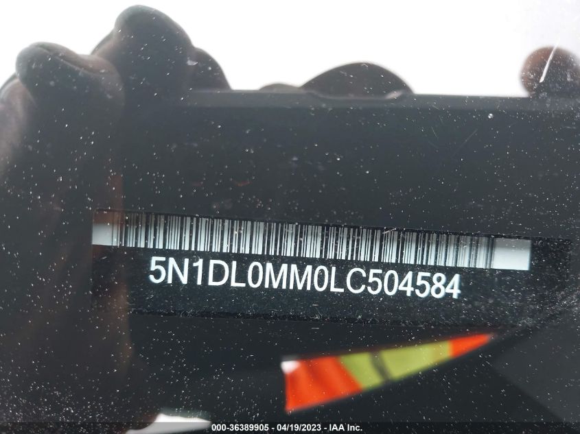 2020 INFINITI QX60 LUXE - 5N1DL0MM0LC504584