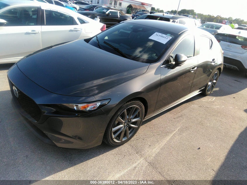 VIN JM1BPAMM8K1129785 2019 MAZDA MAZDA3 HATCHBACK W/PREFERRED PKG