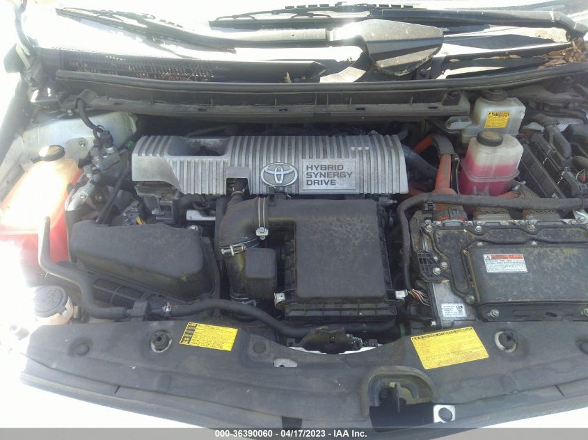 2013 TOYOTA PRIUS ONE/TWO/THREE/FOUR/FIVE - JTDKN3DU8D5621939