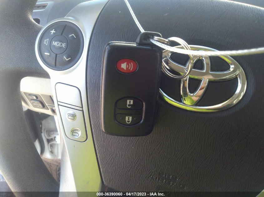 2013 TOYOTA PRIUS ONE/TWO/THREE/FOUR/FIVE - JTDKN3DU8D5621939