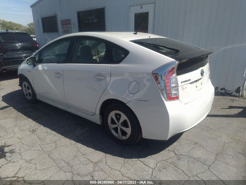 2013 TOYOTA PRIUS ONE/TWO/THREE/FOUR/FIVE - JTDKN3DU8D5621939