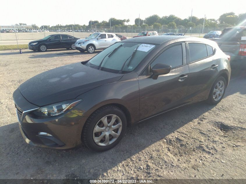2015 MAZDA MAZDA3 I SPORT - 3MZBM1K75FM157393