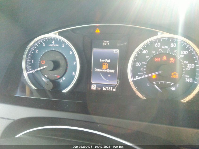 2016 TOYOTA CAMRY XLE/SE/LE/XSE - 4T4BF1FKXGR543401