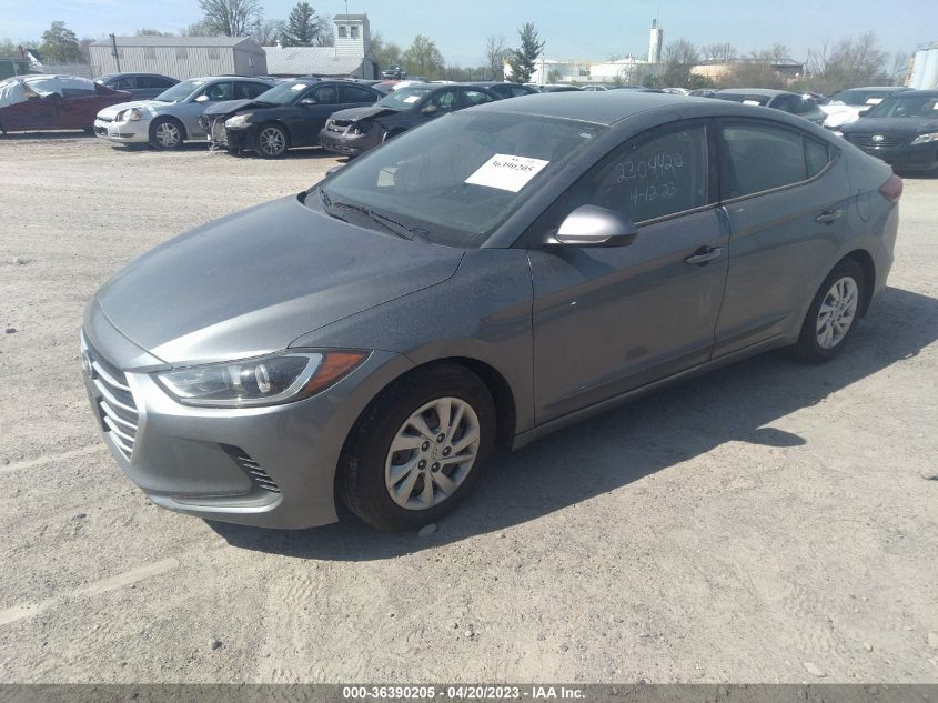 2017 HYUNDAI ELANTRA SE - KMHD74LF4HU117388