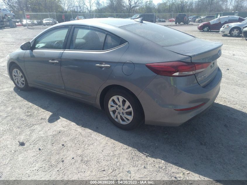 2017 HYUNDAI ELANTRA SE - KMHD74LF4HU117388