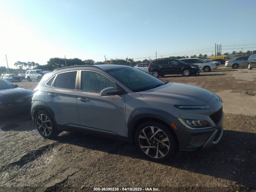 2022 HYUNDAI KONA LIMITED - KM8K53A30NU878690