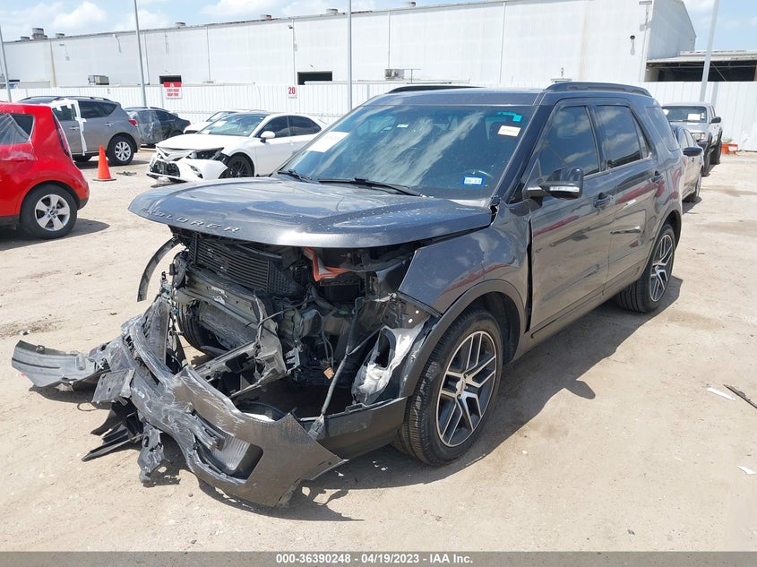 VIN 1FM5K8GT2HGD63753 2017 FORD EXPLORER SPORT