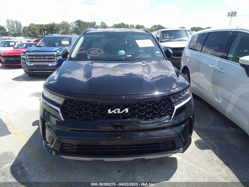 VIN 5XYRL4LCXNG152249 2022 KIA SORENTO S