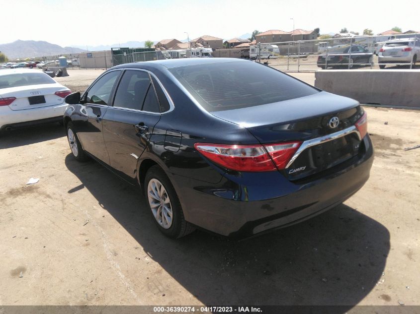 2016 TOYOTA CAMRY XLE/SE/LE/XSE - 4T4BF1FK5GR550448
