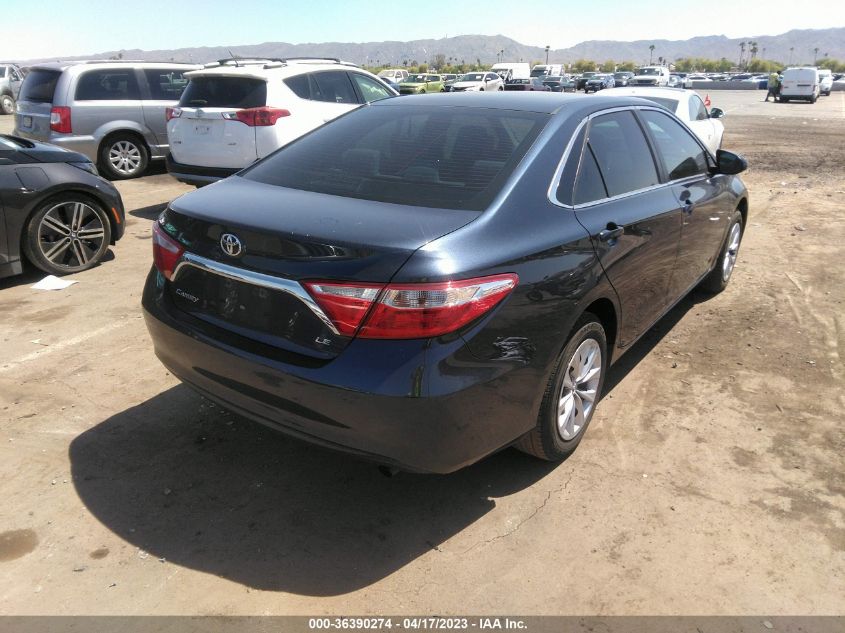 2016 TOYOTA CAMRY XLE/SE/LE/XSE - 4T4BF1FK5GR550448