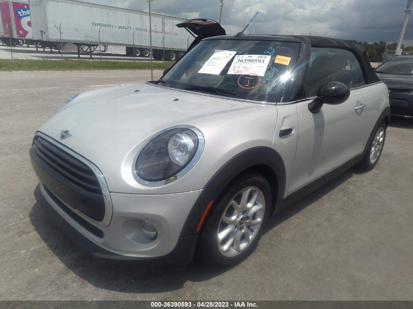2019 MINI CONVERTIBLE COOPER WMWWG5C56K3H08930