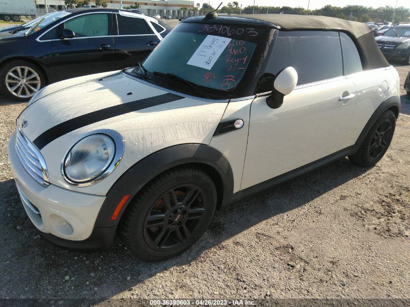 2014 MINI COOPER CONVERTIBLE - WMWZN3C54ET569552