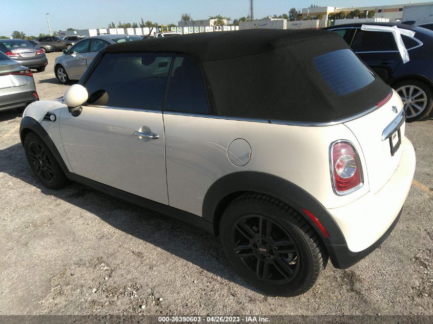 2014 MINI COOPER CONVERTIBLE - WMWZN3C54ET569552