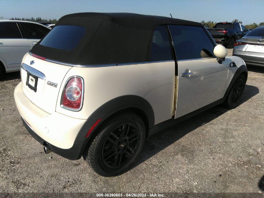 2014 MINI COOPER CONVERTIBLE - WMWZN3C54ET569552