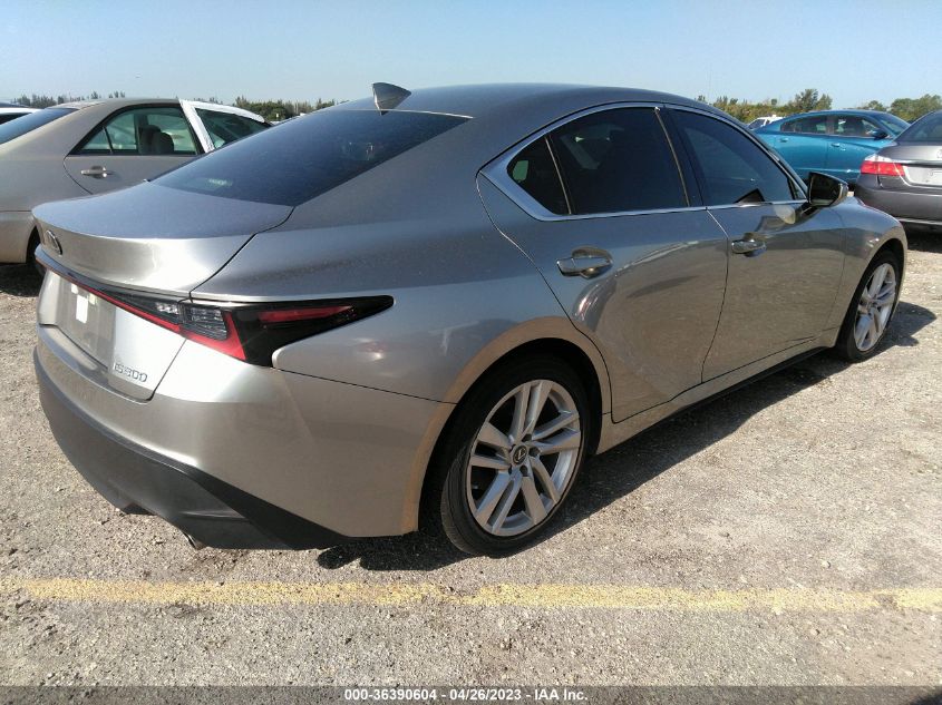 2021 LEXUS IS IS 300 - JTHAA1D28M5112572