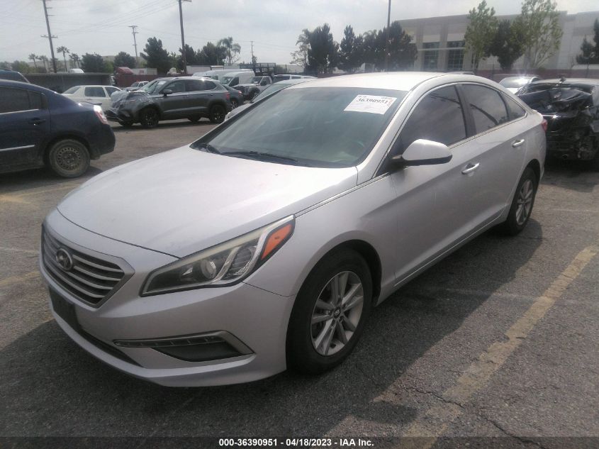 2015 HYUNDAI SONATA 2.4L SE - 5NPE24AF5FH033212