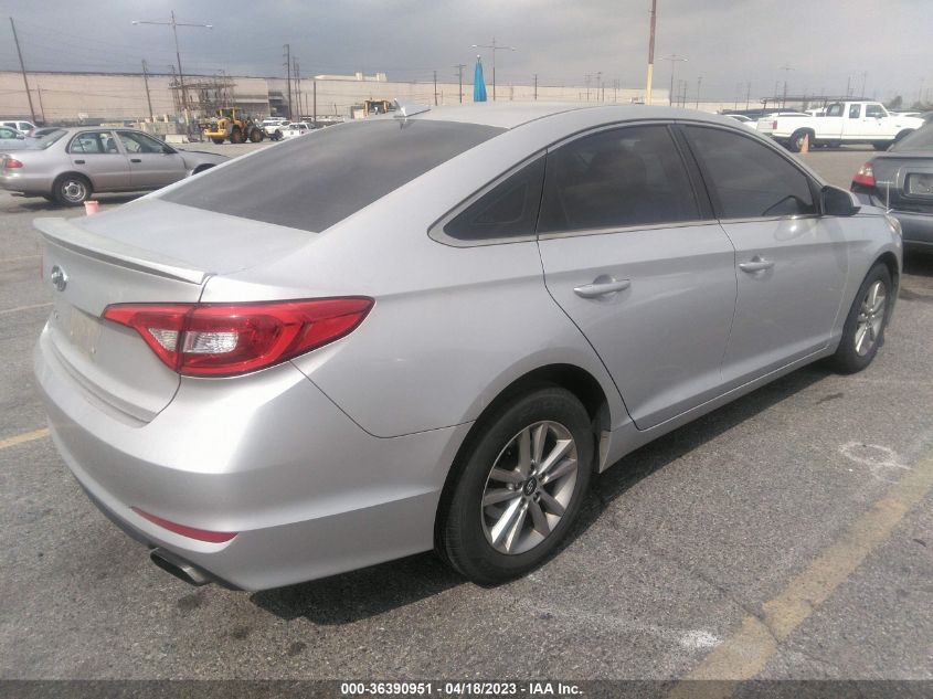 2015 HYUNDAI SONATA 2.4L SE - 5NPE24AF5FH033212