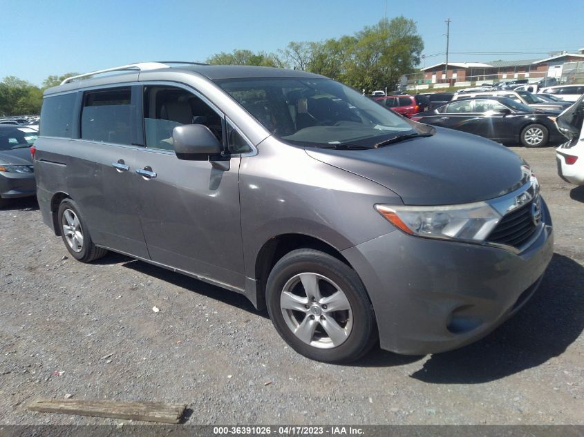 2013 NISSAN QUEST SV - JN8AE2KP0D9062001