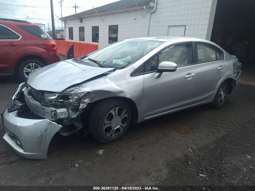 2014 HONDA CIVIC HYBRID 19XFB4F29EE200720