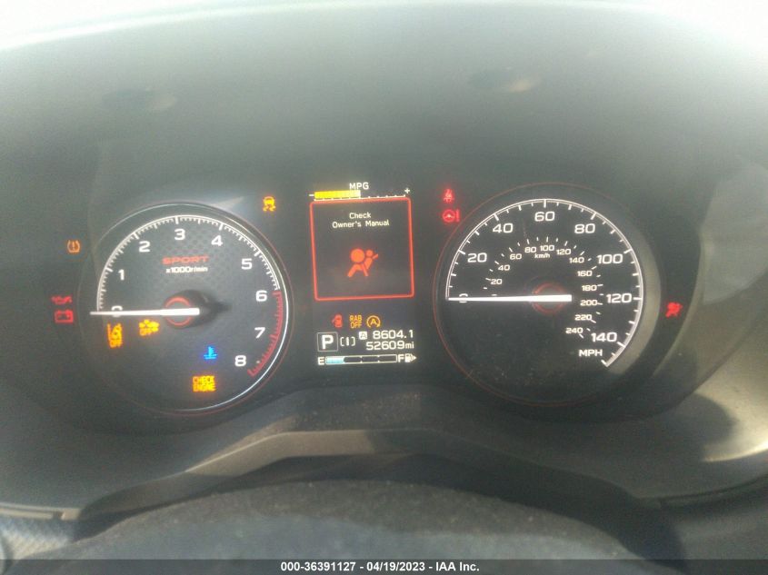 2019 SUBARU FORESTER SPORT - JF2SKAPC4KH485421