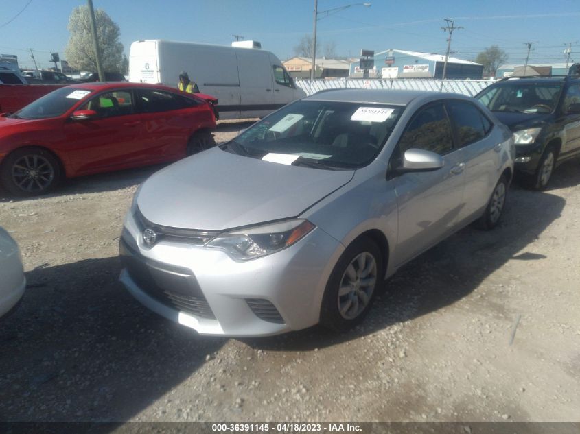 2015 TOYOTA COROLLA LE - 2T1BURHEXFC257098