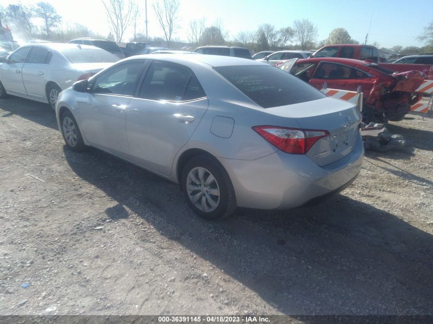 2015 TOYOTA COROLLA LE - 2T1BURHEXFC257098