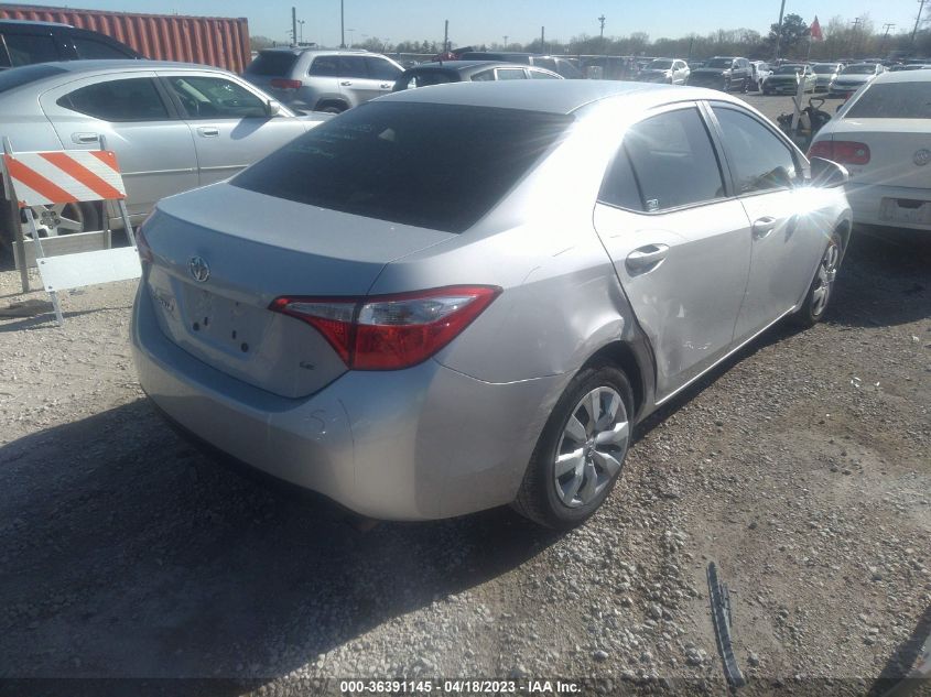 2015 TOYOTA COROLLA LE - 2T1BURHEXFC257098