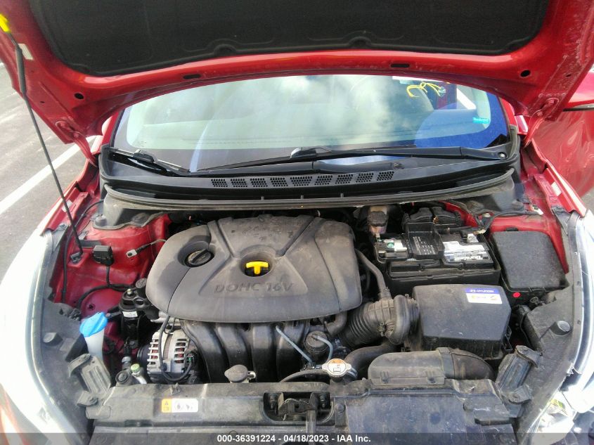 2016 HYUNDAI ELANTRA LIMITED - KMHDH4AE8GU593584