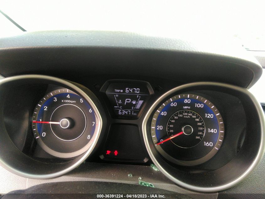 2016 HYUNDAI ELANTRA LIMITED - KMHDH4AE8GU593584