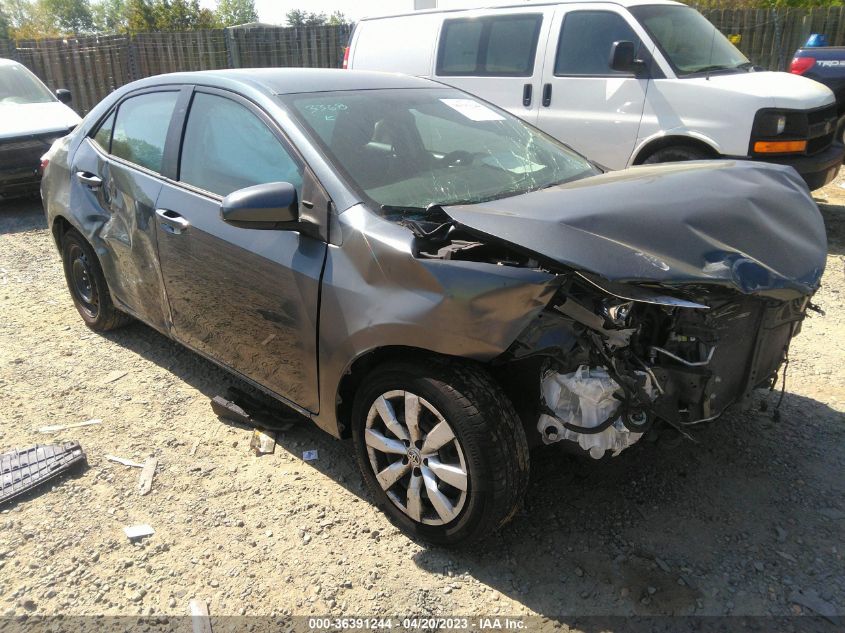 2016 TOYOTA COROLLA L/LE/S/S PLUS/LE PLUS - 2T1BURHE5GC657071