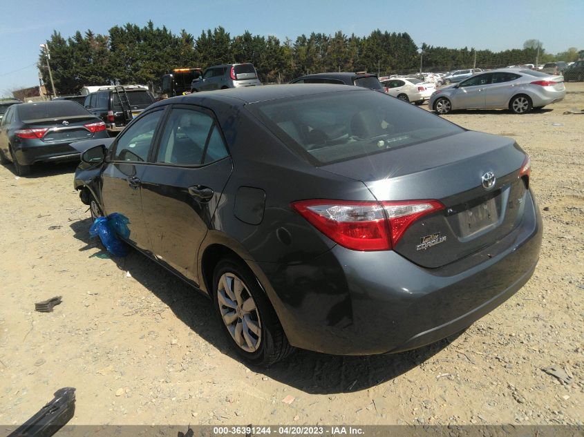 2016 TOYOTA COROLLA L/LE/S/S PLUS/LE PLUS - 2T1BURHE5GC657071