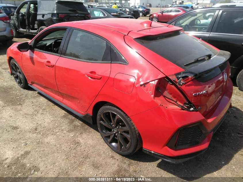 2019 HONDA CIVIC HATCHBACK SPORT - SHHFK7H40KU214820