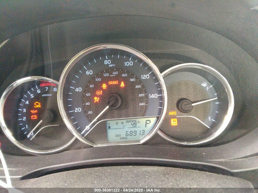 2014 TOYOTA COROLLA LE ECO - 2T1BPRHE2EC019963