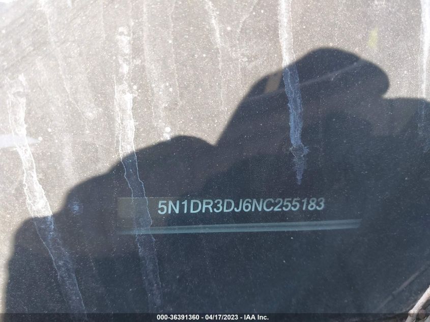 2022 NISSAN PATHFINDER PLATINUM - 5N1DR3DJ6NC255183