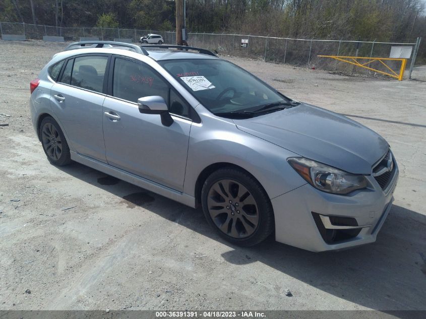 2016 SUBARU IMPREZA WAGON 2.0I SPORT LIMITED - JF1GPAY61G8312127