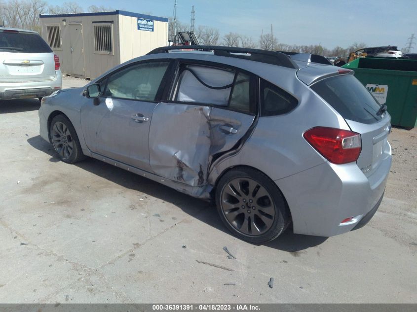 2016 SUBARU IMPREZA WAGON 2.0I SPORT LIMITED - JF1GPAY61G8312127