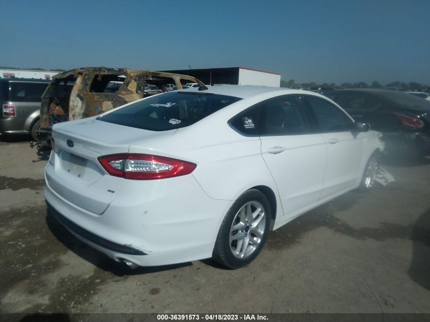 2016 FORD FUSION SE - 3FA6P0H77GR333836