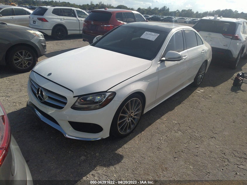 VIN WDDWF4JB8JR396200 2018 MERCEDES-BENZ C-CLASS C 300