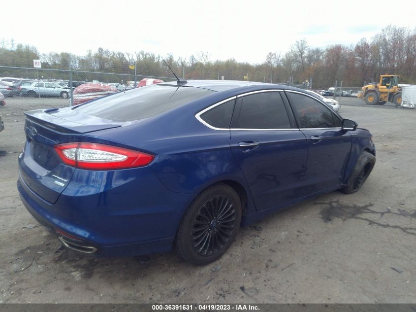 2016 FORD FUSION TITANIUM - 3FA6P0K99GR264545