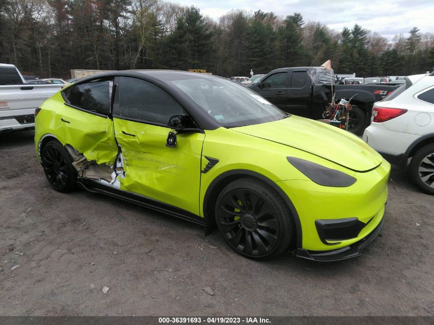 2022 TESLA MODEL Y PERFORMANCE - 7SAYGDEF6NF464747