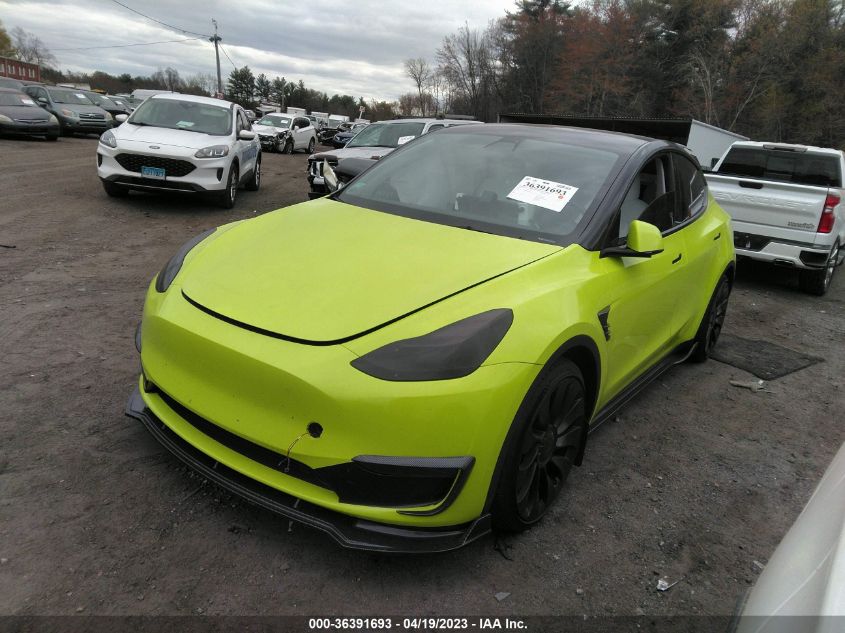 2022 TESLA MODEL Y PERFORMANCE - 7SAYGDEF6NF464747