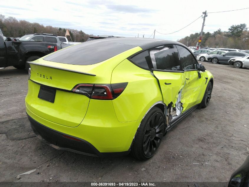 2022 TESLA MODEL Y PERFORMANCE - 7SAYGDEF6NF464747