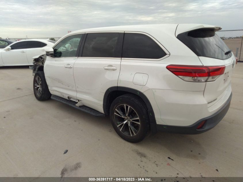 2017 TOYOTA HIGHLANDER LE - 5TDZARFH4HS028589