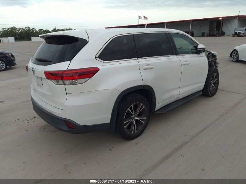 2017 TOYOTA HIGHLANDER LE - 5TDZARFH4HS028589