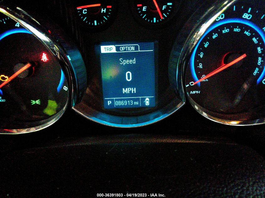 2016 CHEVROLET CRUZE LIMITED LT - 1G1PF5SB0G7171009