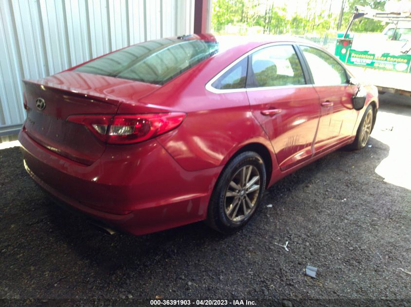 2017 HYUNDAI SONATA 2.4L - 5NPE24AF4HH468905