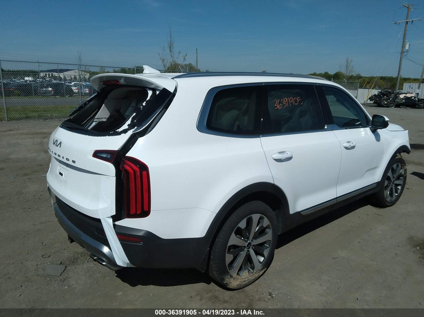 VIN 5XYP34HC7NG230146 2022 KIA TELLURIDE EX