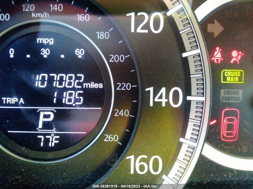 2014 HONDA ACCORD SEDAN EX-L - 1HGCR2F87EA304019