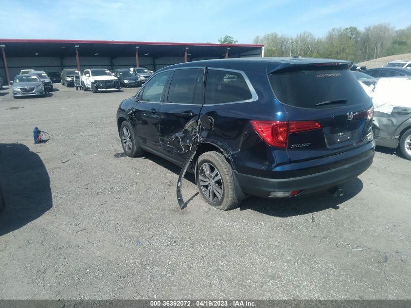 2016 HONDA PILOT EX-L - 5FNYF6H58GB028127